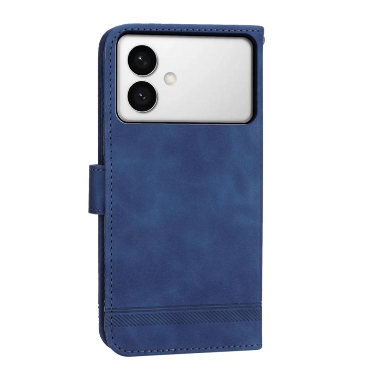 For Samsung Galaxy S26 Edge 5G Dierfeng Dream Line TPU Hybrid PU Leather Phone Case