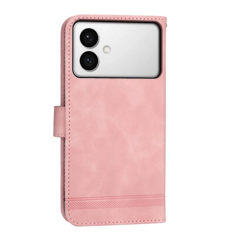 For Samsung Galaxy S26 Edge 5G Dierfeng Dream Line TPU Hybrid PU Leather Phone Case