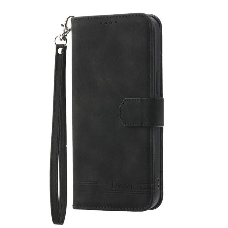 For Samsung Galaxy S26 5G Dierfeng Dream Line TPU Hybrid PU Leather Phone Case