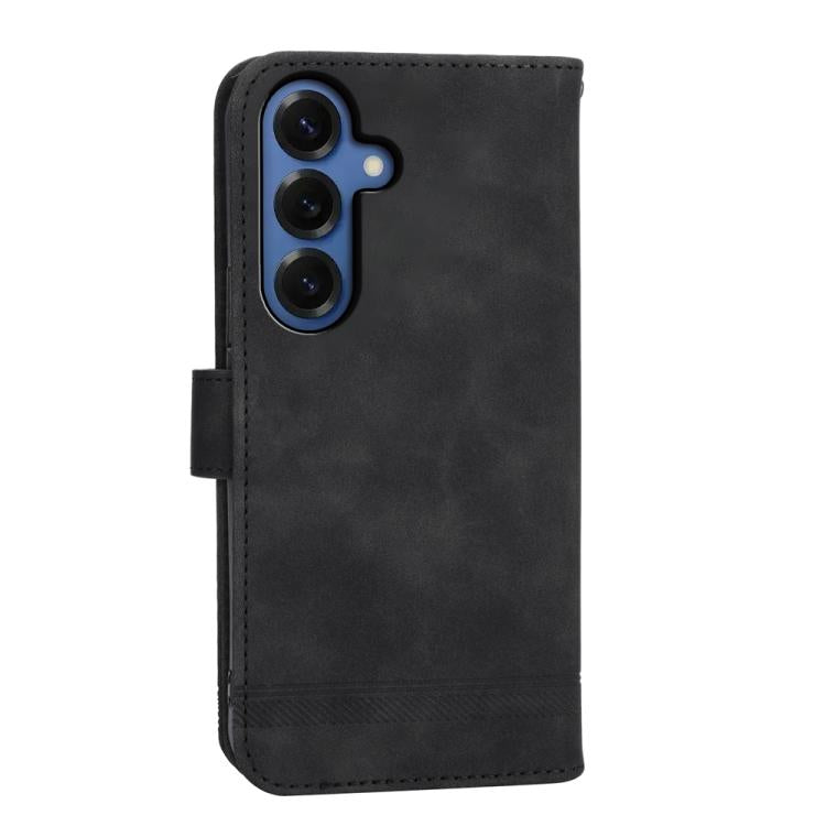 For Samsung Galaxy S26 5G Dierfeng Dream Line TPU Hybrid PU Leather Phone Case