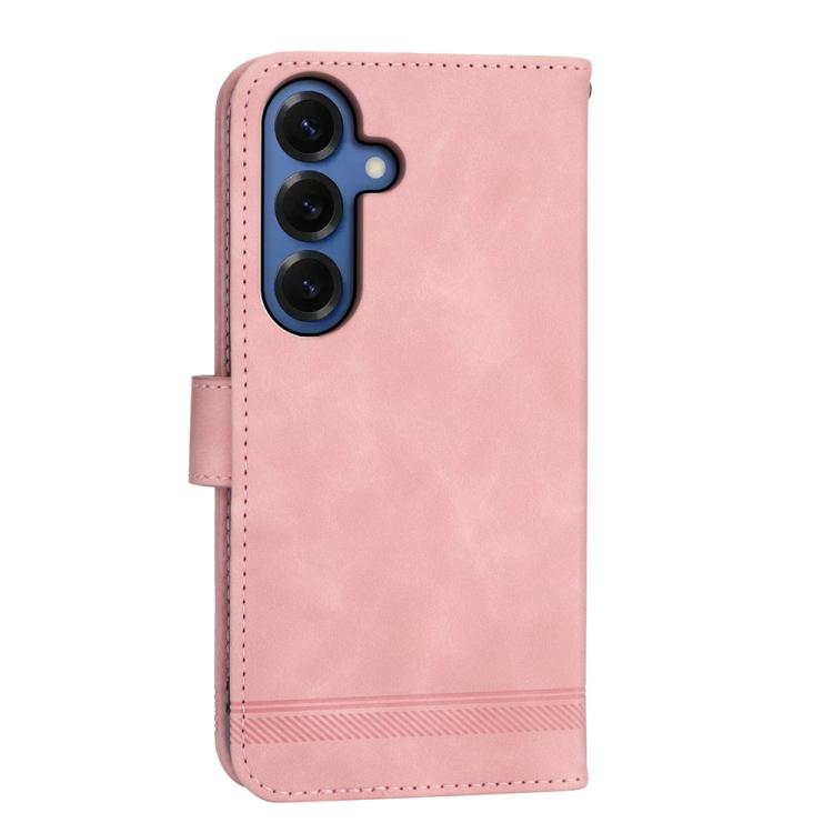 For Samsung Galaxy S26 5G Dierfeng Dream Line TPU Hybrid PU Leather Phone Case