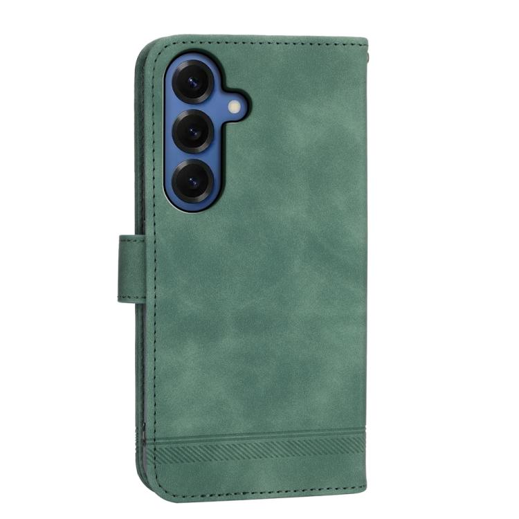 For Samsung Galaxy S26 5G Dierfeng Dream Line TPU Hybrid PU Leather Phone Case