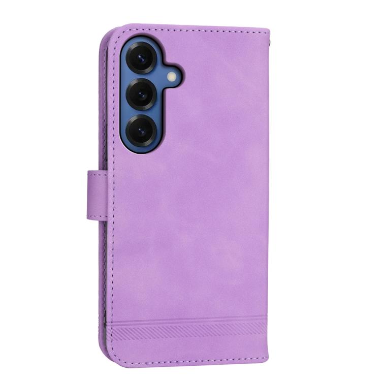 For Samsung Galaxy S26 5G Dierfeng Dream Line TPU Hybrid PU Leather Phone Case