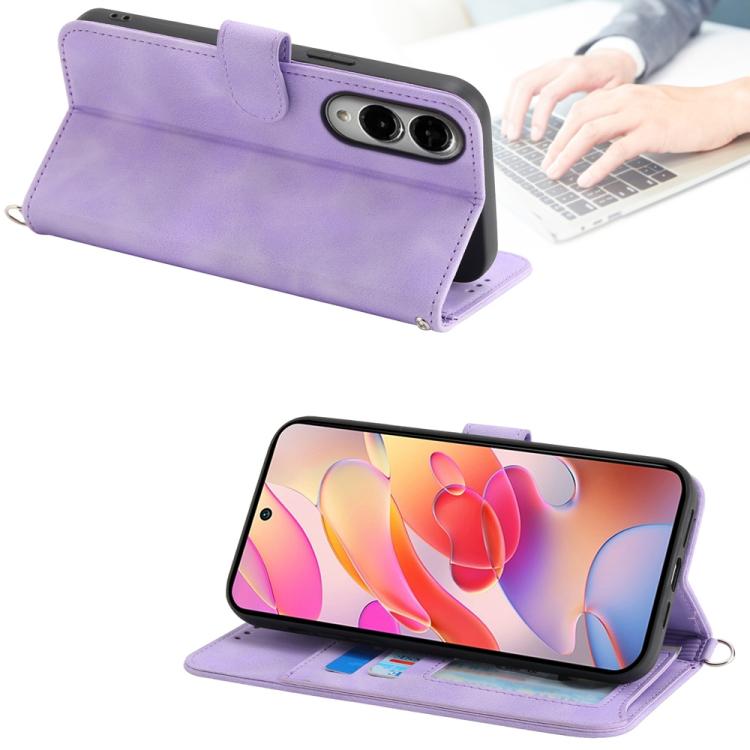 For Samsung Galaxy S25 Edge 5G Skin Feel Flowers Embossed Wallet Leather Phone Case