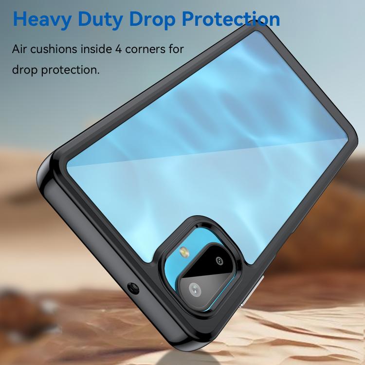 For Samsung Galaxy M06 5G Colorful Series Acrylic Hybrid TPU Phone Case