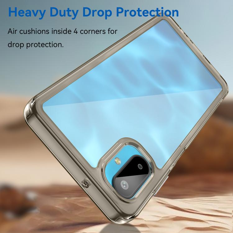 For Samsung Galaxy M06 5G Colorful Series Acrylic Hybrid TPU Phone Case