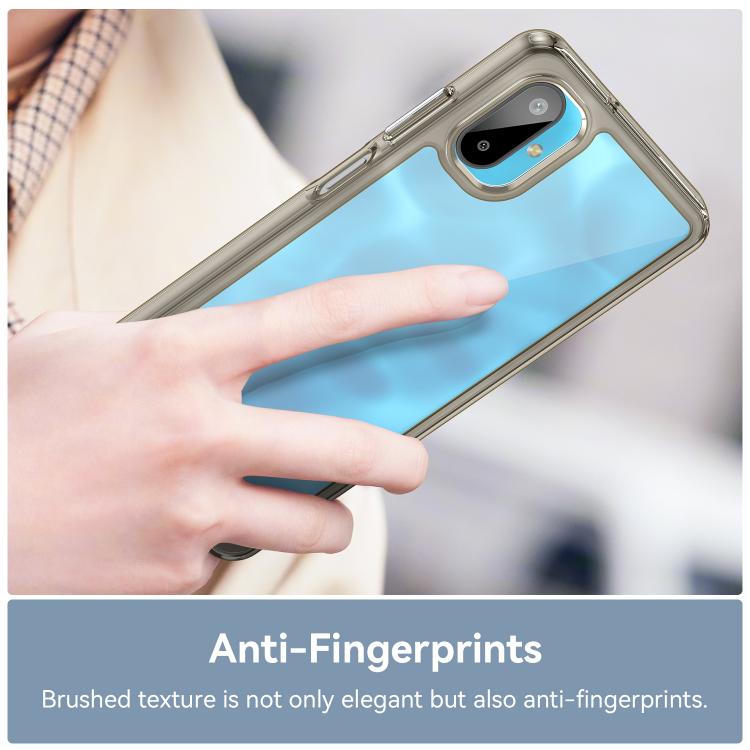 For Samsung Galaxy M06 5G Colorful Series Acrylic Hybrid TPU Phone Case