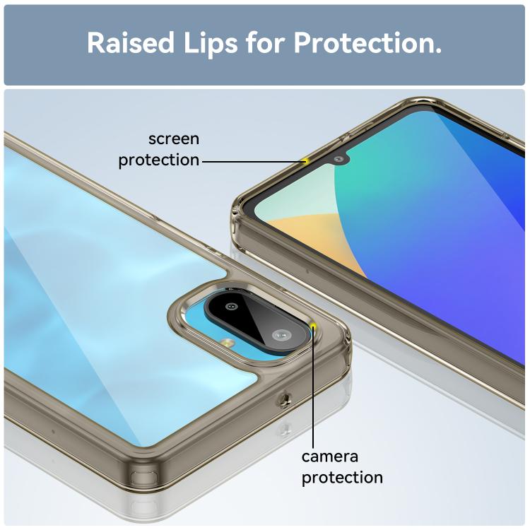 For Samsung Galaxy M06 5G Colorful Series Acrylic Hybrid TPU Phone Case