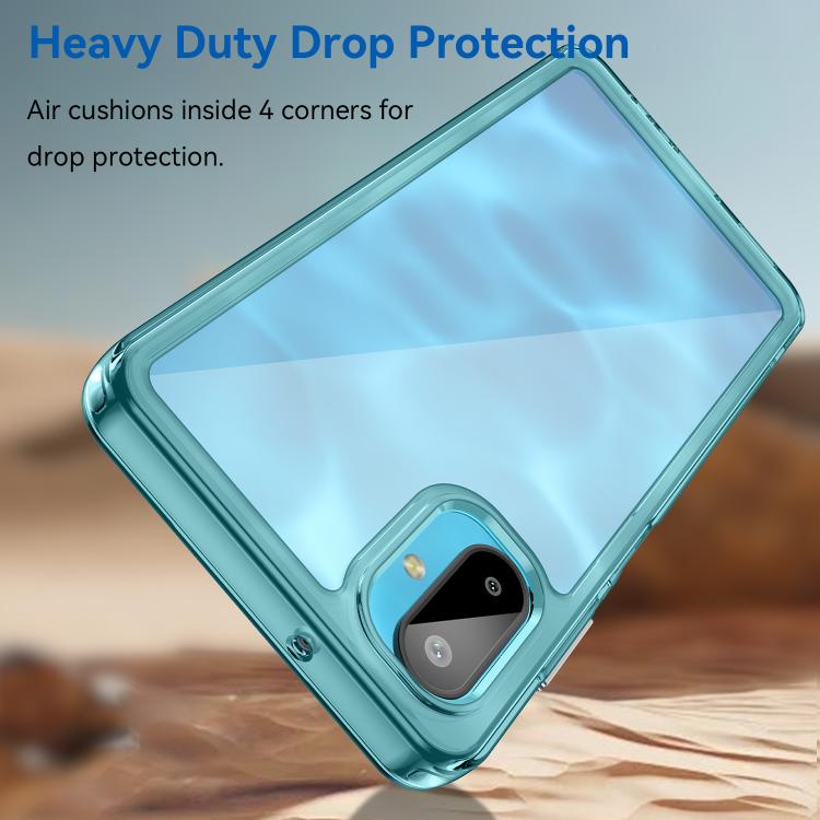 For Samsung Galaxy M06 5G Colorful Series Acrylic Hybrid TPU Phone Case