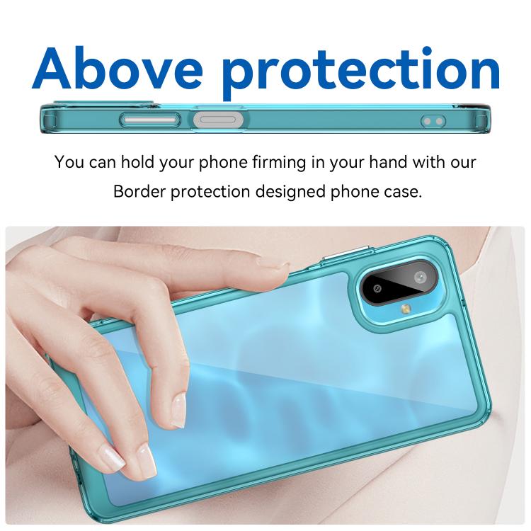 For Samsung Galaxy M06 5G Colorful Series Acrylic Hybrid TPU Phone Case