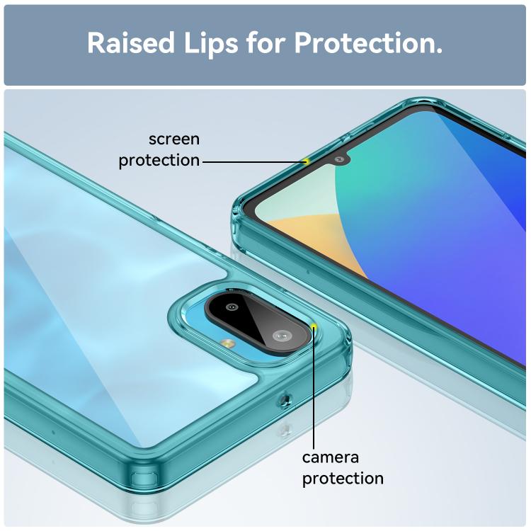 For Samsung Galaxy M06 5G Colorful Series Acrylic Hybrid TPU Phone Case