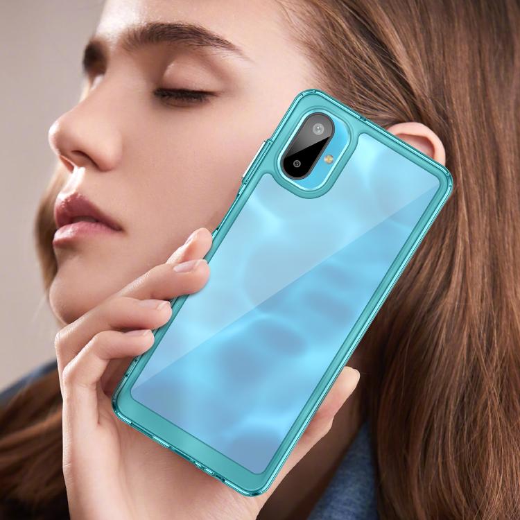 For Samsung Galaxy M06 5G Colorful Series Acrylic Hybrid TPU Phone Case