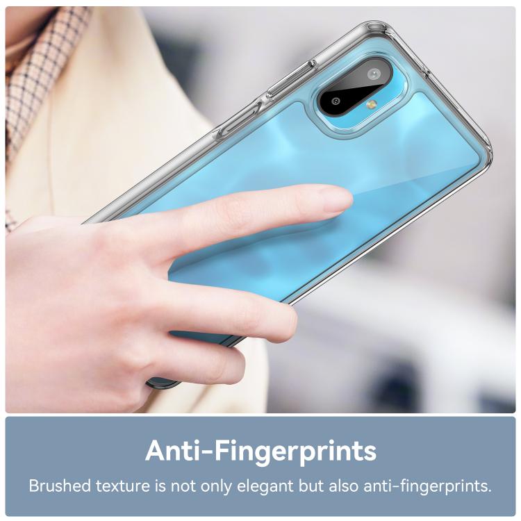 For Samsung Galaxy M06 5G Colorful Series Acrylic Hybrid TPU Phone Case