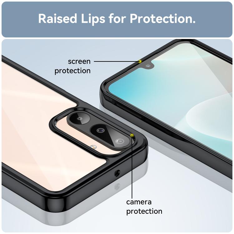 For Samsung Galaxy M16 5G Colorful Series Acrylic Hybrid TPU Phone Case