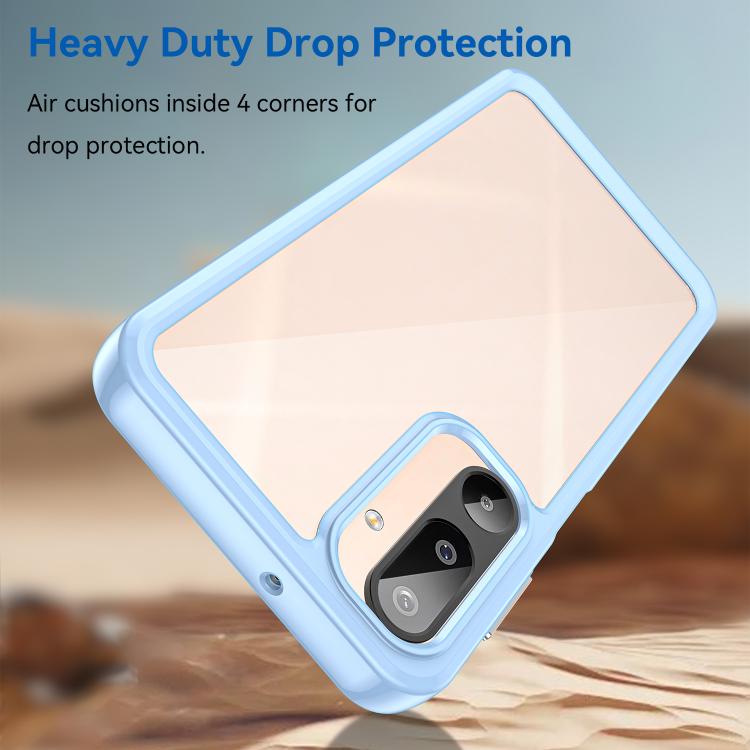 For Samsung Galaxy M16 5G Colorful Series Acrylic Hybrid TPU Phone Case