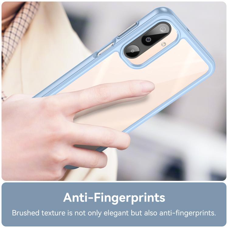 For Samsung Galaxy M16 5G Colorful Series Acrylic Hybrid TPU Phone Case