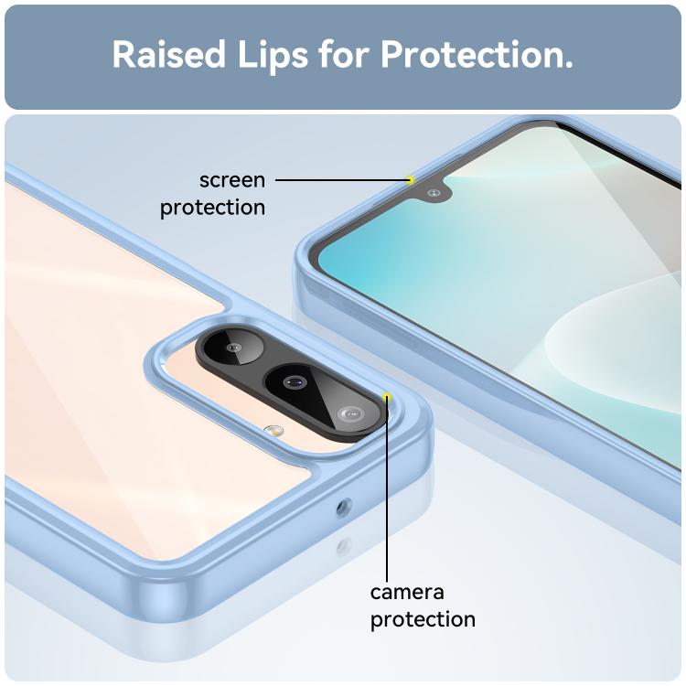 For Samsung Galaxy M16 5G Colorful Series Acrylic Hybrid TPU Phone Case