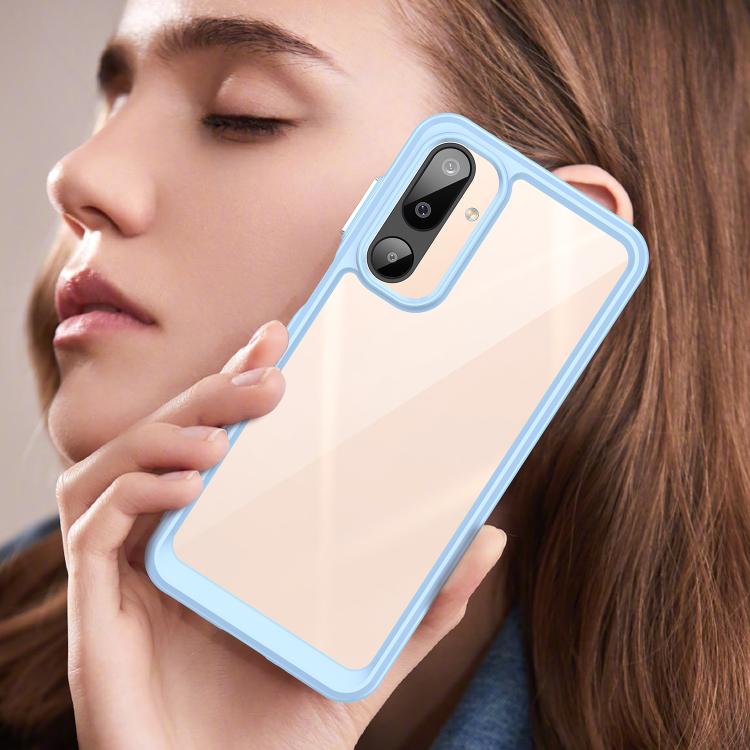 For Samsung Galaxy M16 5G Colorful Series Acrylic Hybrid TPU Phone Case