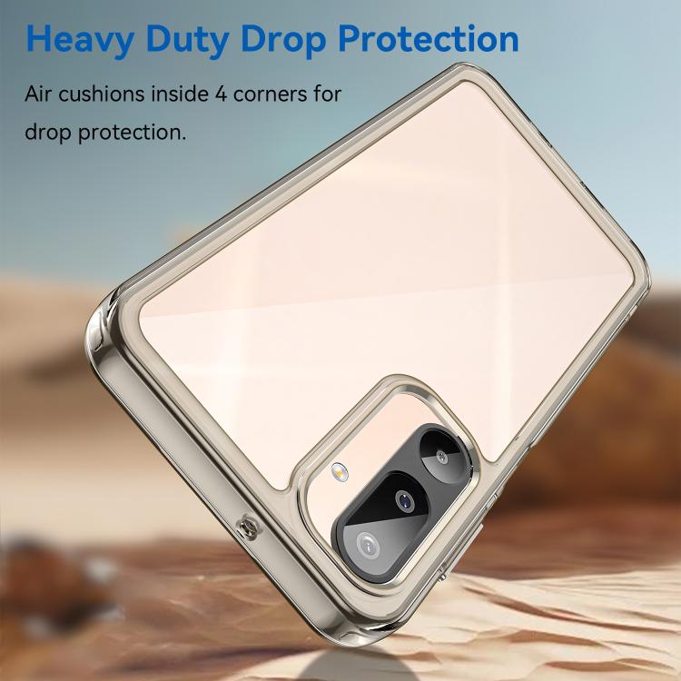For Samsung Galaxy M16 5G Colorful Series Acrylic Hybrid TPU Phone Case
