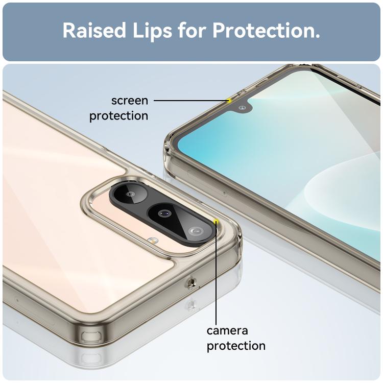 For Samsung Galaxy M16 5G Colorful Series Acrylic Hybrid TPU Phone Case