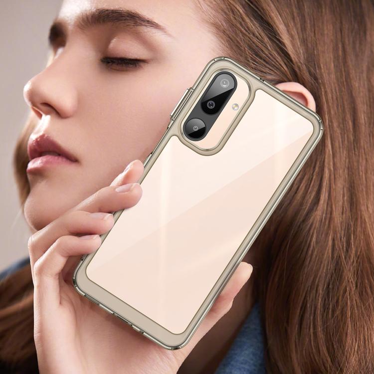 For Samsung Galaxy M16 5G Colorful Series Acrylic Hybrid TPU Phone Case