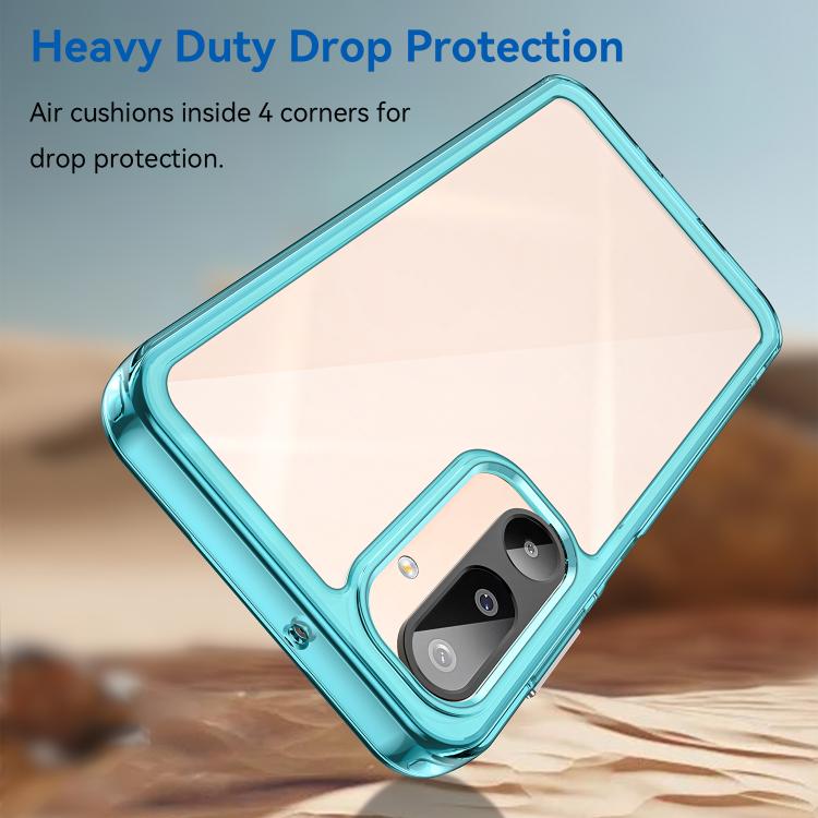 For Samsung Galaxy M16 5G Colorful Series Acrylic Hybrid TPU Phone Case