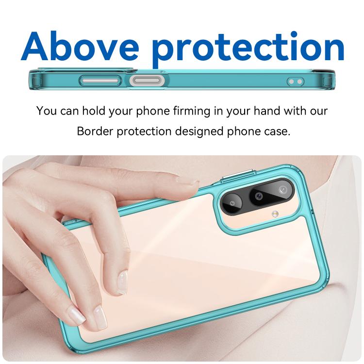 For Samsung Galaxy M16 5G Colorful Series Acrylic Hybrid TPU Phone Case