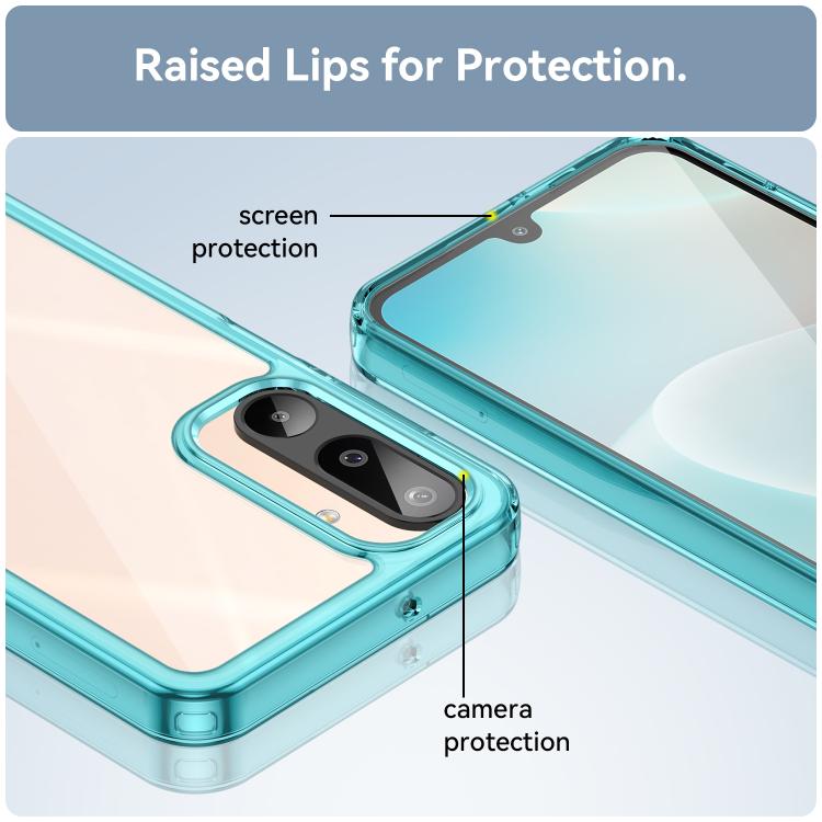 For Samsung Galaxy M16 5G Colorful Series Acrylic Hybrid TPU Phone Case