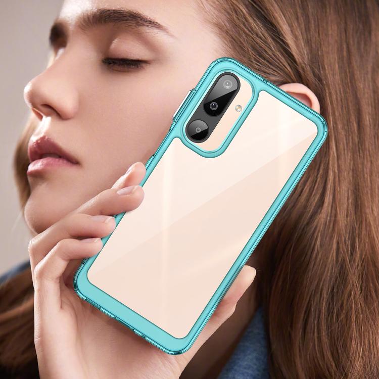 For Samsung Galaxy M16 5G Colorful Series Acrylic Hybrid TPU Phone Case