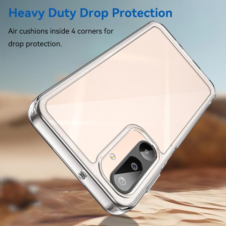 For Samsung Galaxy M16 5G Colorful Series Acrylic Hybrid TPU Phone Case