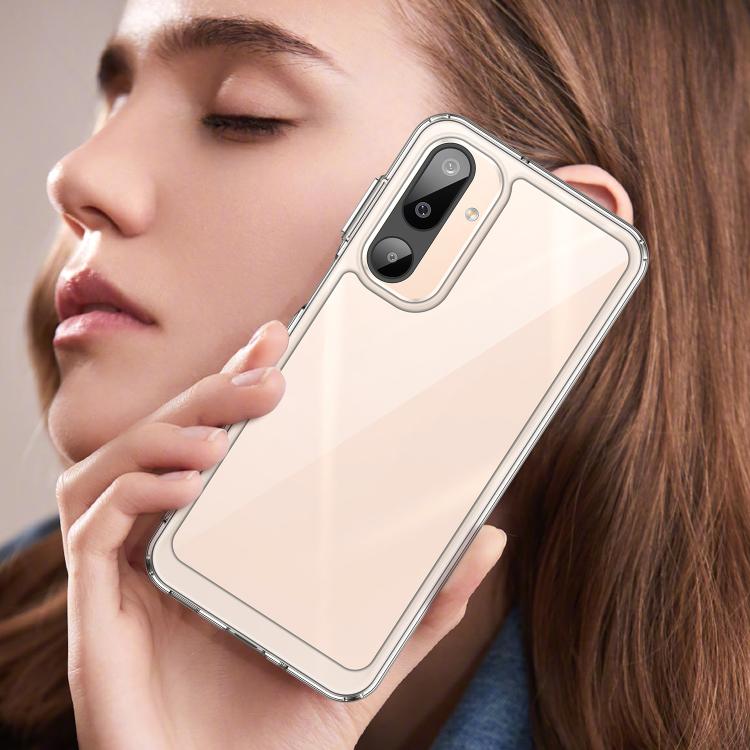 For Samsung Galaxy M16 5G Colorful Series Acrylic Hybrid TPU Phone Case
