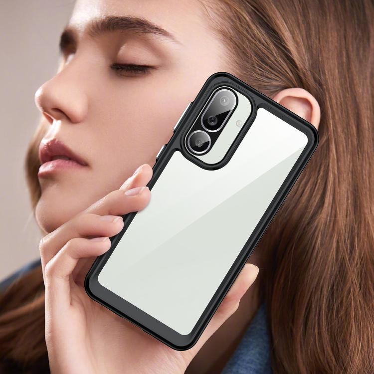 For Samsung Galaxy M56 5G Colorful Series Acrylic Hybrid TPU Phone Case