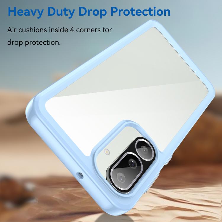 For Samsung Galaxy M56 5G Colorful Series Acrylic Hybrid TPU Phone Case