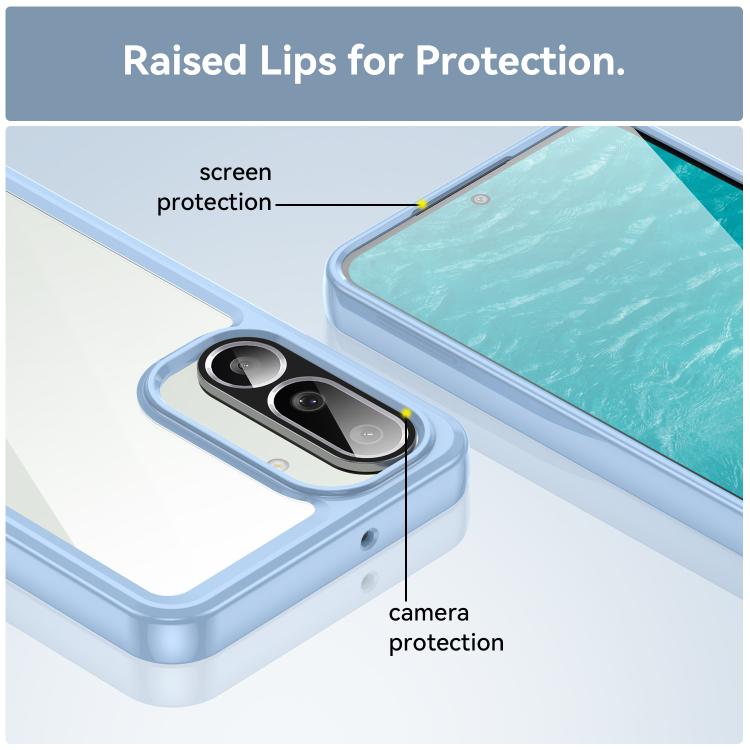 For Samsung Galaxy M56 5G Colorful Series Acrylic Hybrid TPU Phone Case