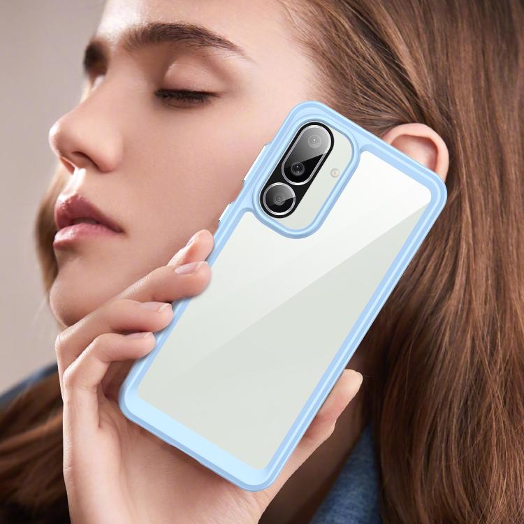 For Samsung Galaxy M56 5G Colorful Series Acrylic Hybrid TPU Phone Case