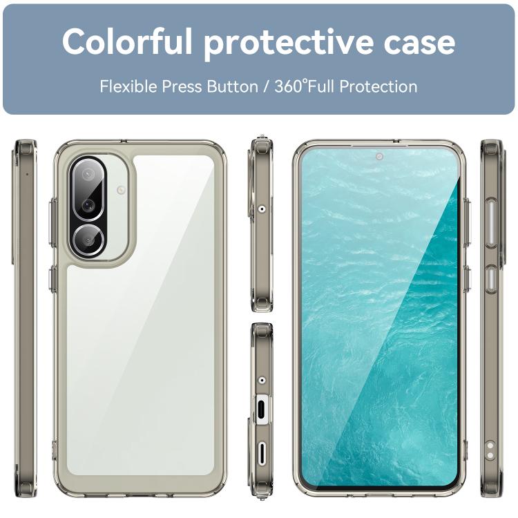 For Samsung Galaxy M56 5G Colorful Series Acrylic Hybrid TPU Phone Case