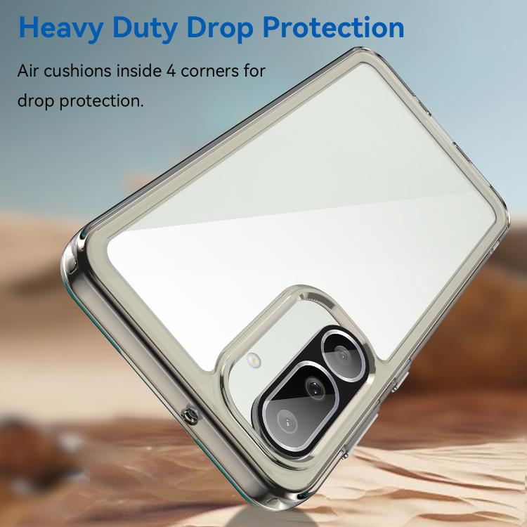 For Samsung Galaxy M56 5G Colorful Series Acrylic Hybrid TPU Phone Case