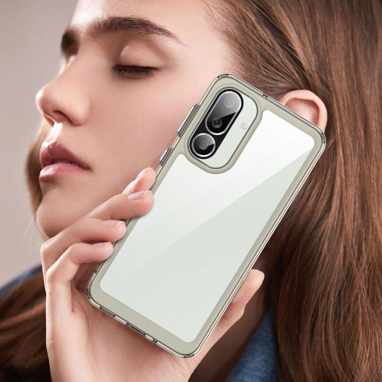 For Samsung Galaxy M56 5G Colorful Series Acrylic Hybrid TPU Phone Case