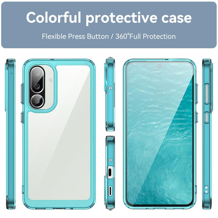 For Samsung Galaxy M56 5G Colorful Series Acrylic Hybrid TPU Phone Case