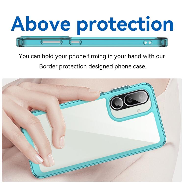 For Samsung Galaxy M56 5G Colorful Series Acrylic Hybrid TPU Phone Case