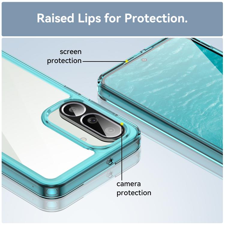 For Samsung Galaxy M56 5G Colorful Series Acrylic Hybrid TPU Phone Case