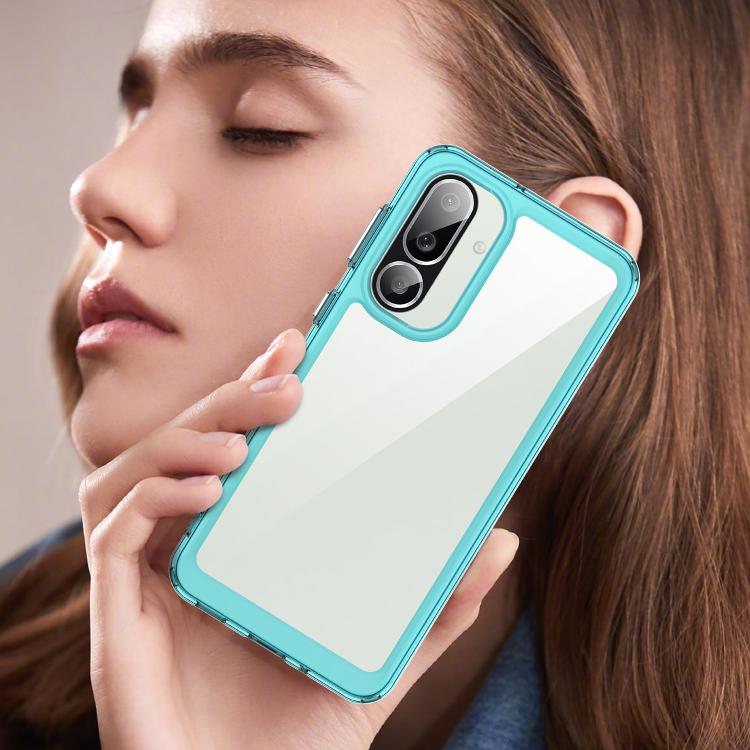 For Samsung Galaxy M56 5G Colorful Series Acrylic Hybrid TPU Phone Case