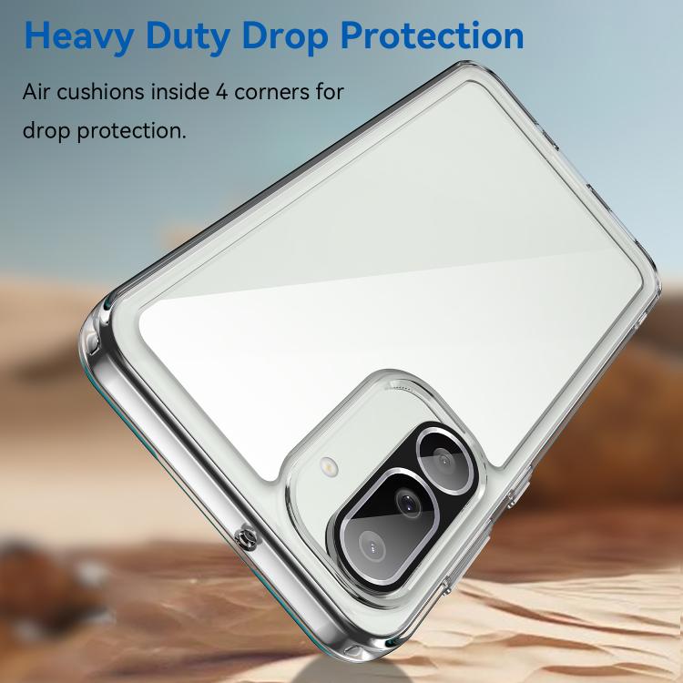 For Samsung Galaxy M56 5G Colorful Series Acrylic Hybrid TPU Phone Case