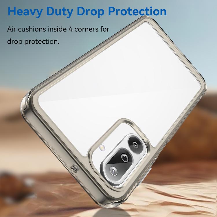 For Samsung Galaxy M36 5G Colorful Series Acrylic Hybrid TPU Phone Case