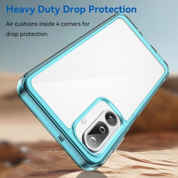 For Samsung Galaxy M36 5G Colorful Series Acrylic Hybrid TPU Phone Case
