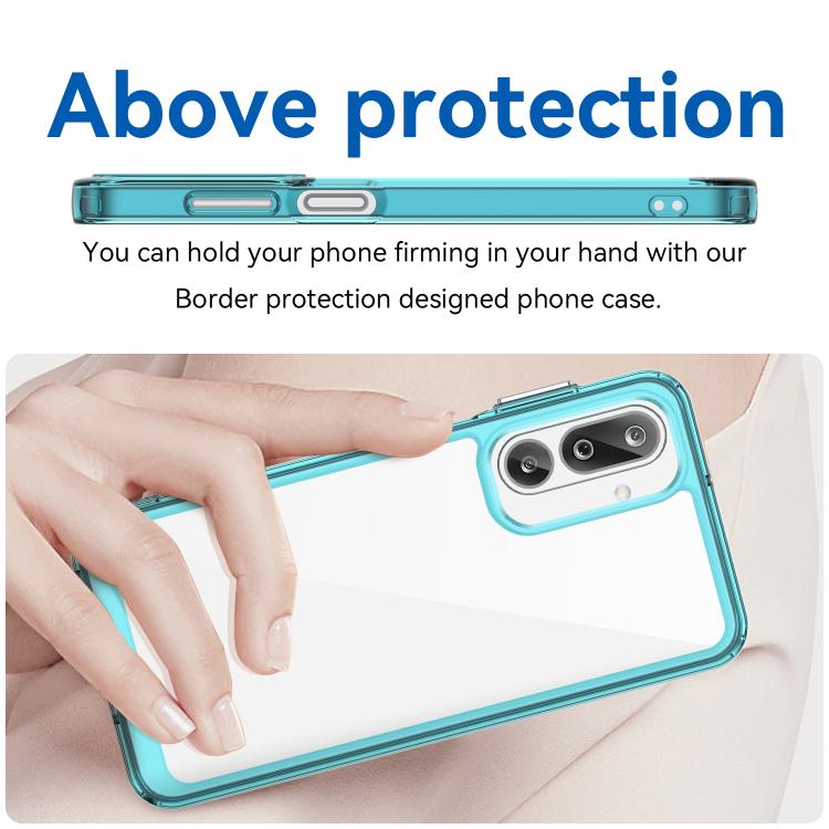 For Samsung Galaxy M36 5G Colorful Series Acrylic Hybrid TPU Phone Case