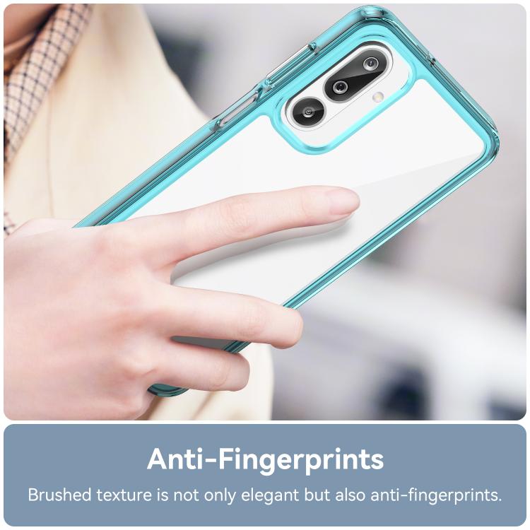 For Samsung Galaxy M36 5G Colorful Series Acrylic Hybrid TPU Phone Case