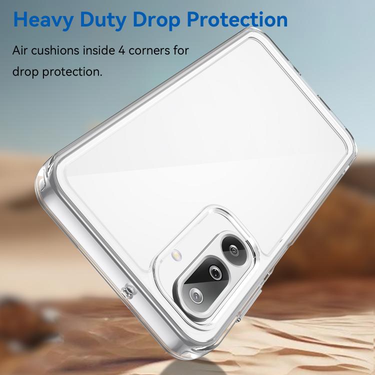 For Samsung Galaxy M36 5G Colorful Series Acrylic Hybrid TPU Phone Case