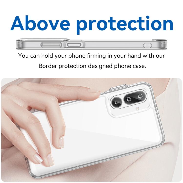 For Samsung Galaxy M36 5G Colorful Series Acrylic Hybrid TPU Phone Case