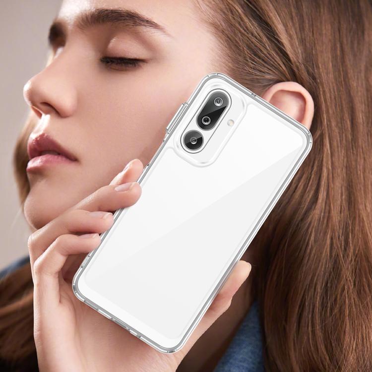 For Samsung Galaxy M36 5G Colorful Series Acrylic Hybrid TPU Phone Case